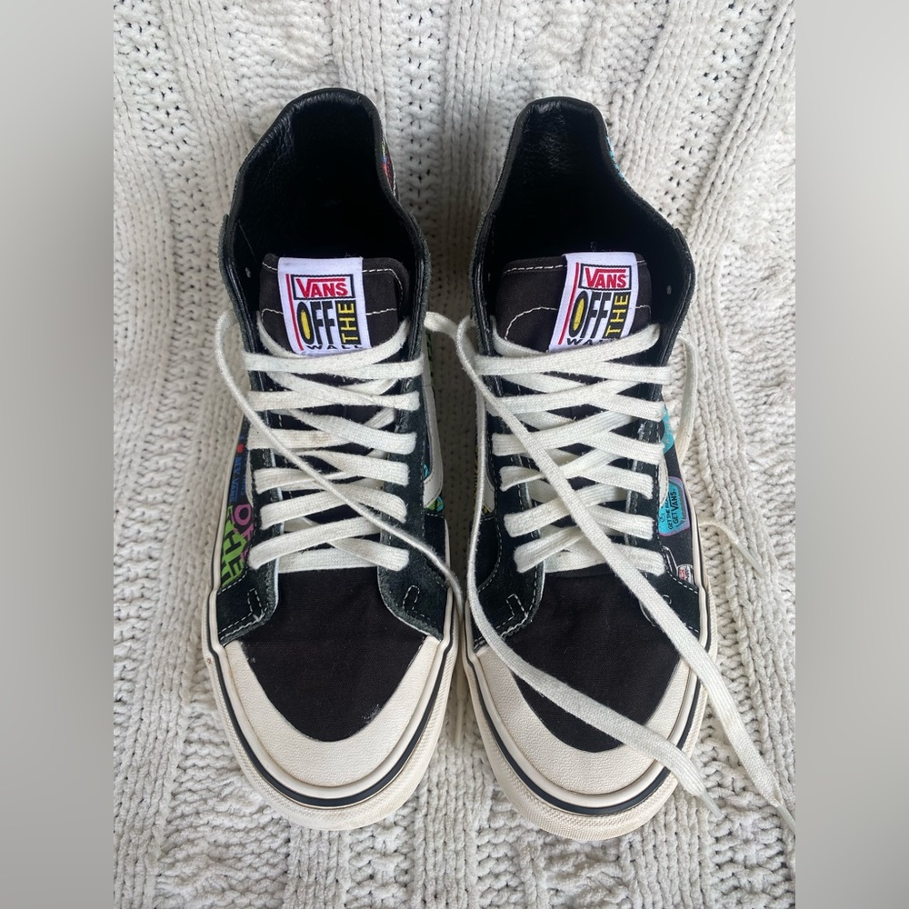 Vans Sk8-Hi 138 Decon V66 Black US Mens 9.5 Womens 11 Retro High Top Ska… - Picture 3 of 10